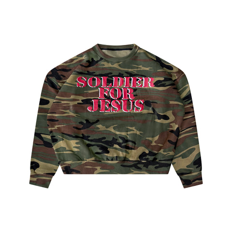 Soldier For Jesus Crewneck
