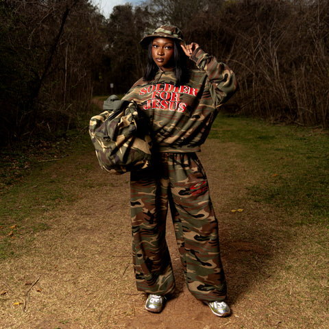 Soldier For Jesus Crewneck