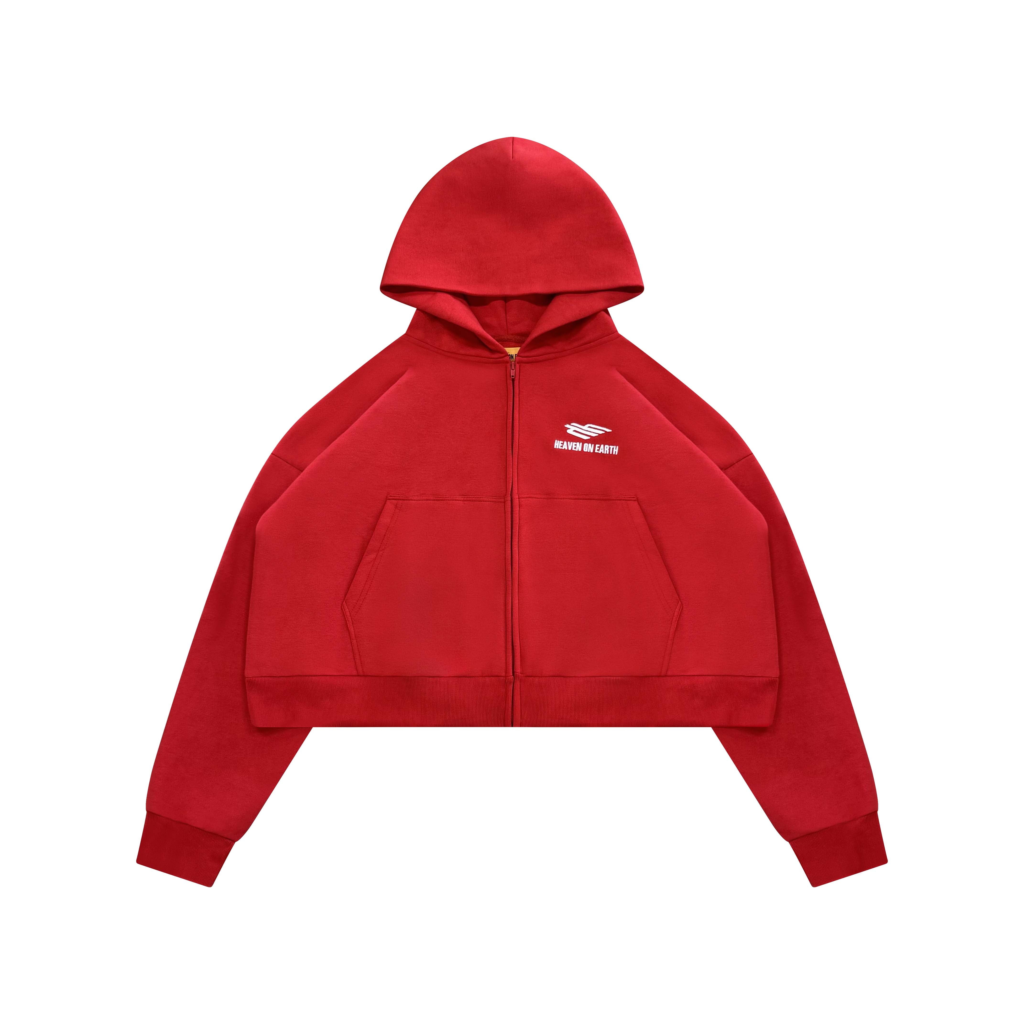 Red Logo Zip